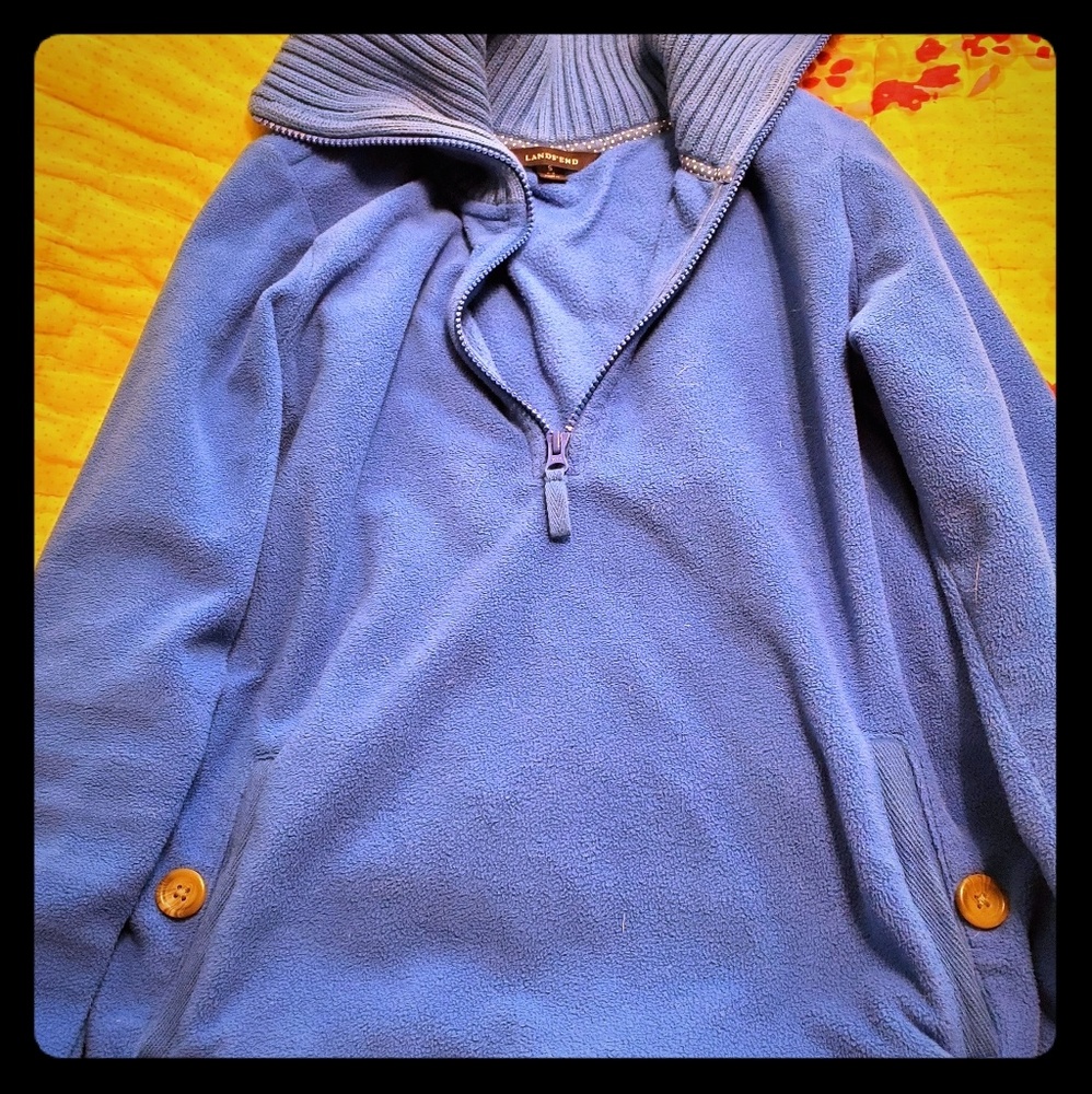 Lands' end fleece pullover